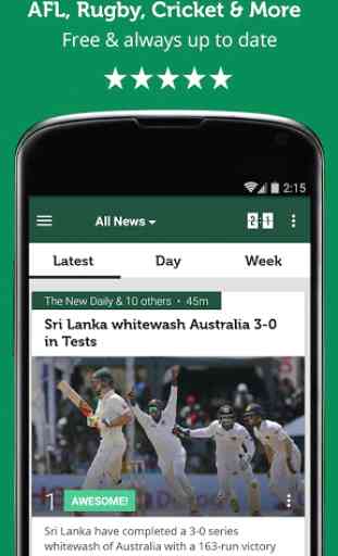 Australian Sports - Newsfusion 1