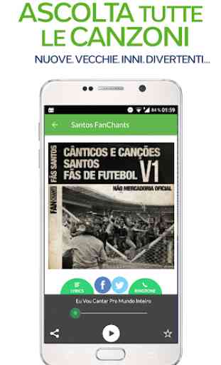 FanChants: Canzoni e Cori dei Tifosi Santos 2