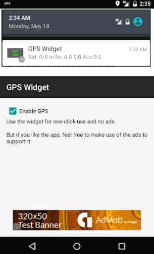 GPS Lock Widget 1