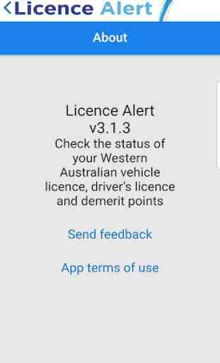 Licence Alert 2