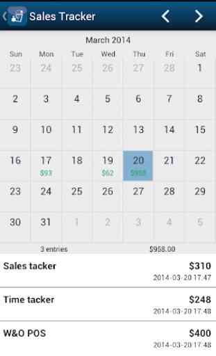 Sales Tracker 3