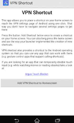 VPN Shortcut (free, no ads) 1