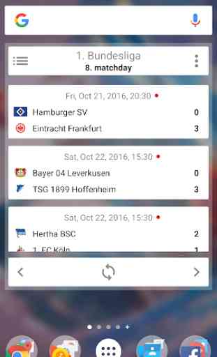 Widget for Bundesliga 2