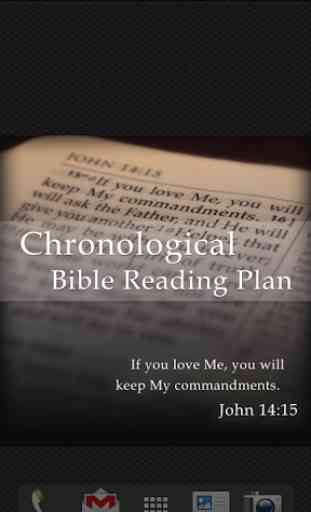 Chronological Bible Plan 1