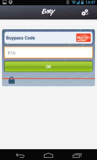 EVRY Buypass Code 1