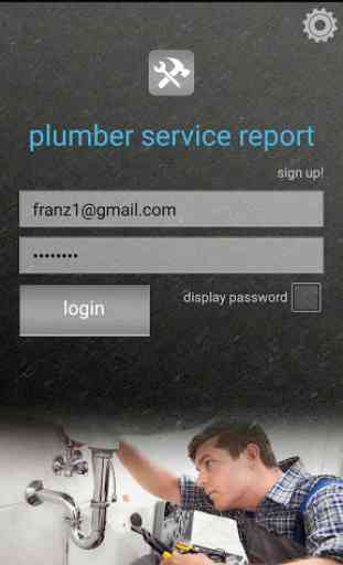 Plumber Service Report 1