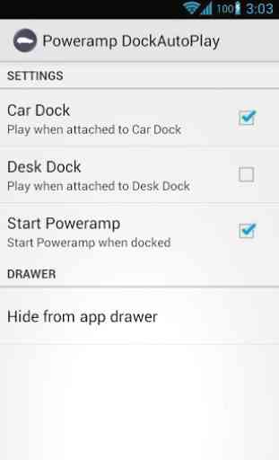 Poweramp DockAutoPlay 1