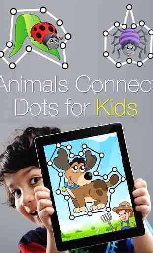 Animali - Collegare i punti per i bambini 1