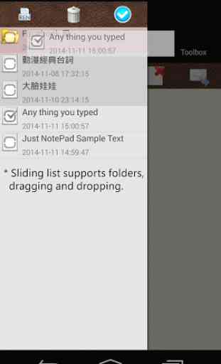 Just Notepad for Android 2