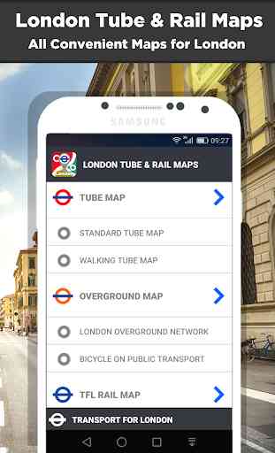 London Tube & Rail Map 1