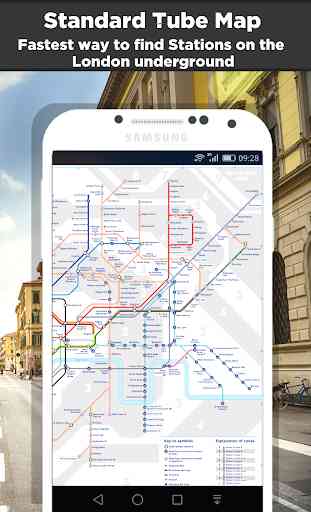 London Tube & Rail Map 2