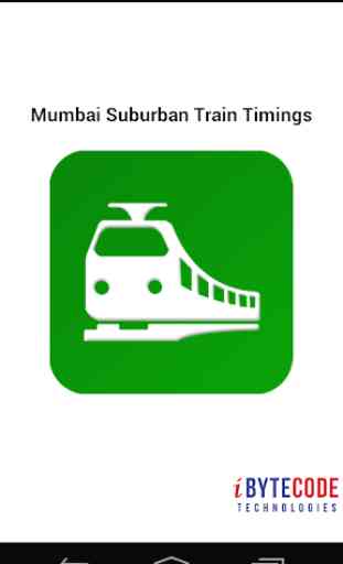 Mumbai Suburban Train Timings 1