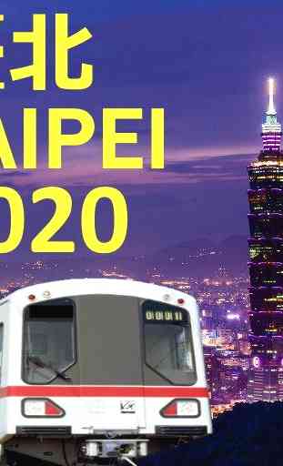 Taipei MRT Map 2020 2