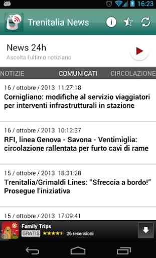 Trenitalia news 2