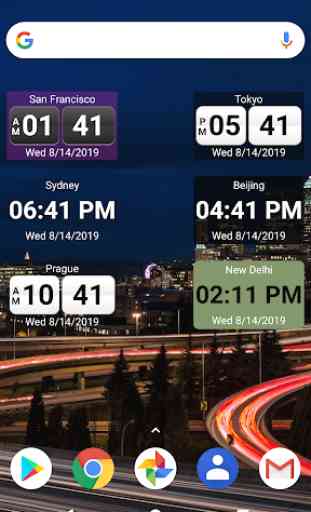 World Clock Widget 2020 Pro 2