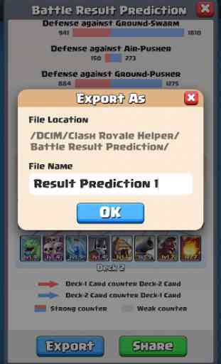 Battle Result Predictor for CR 4