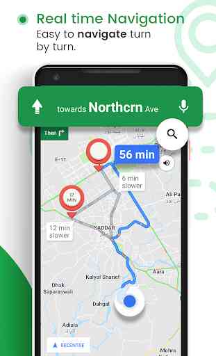 GPS Route Finder : Maps Navigation & Street View 2
