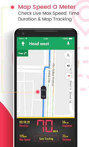 GPS Route Finder : Maps Navigation & Street View 3