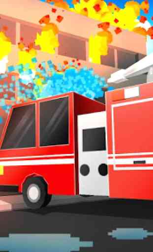 Cube Fire Truck: Firefighter 3
