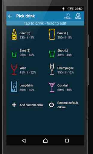 drnkApp - alcohol calculator 3