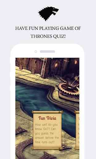 Fun Trivia for Game of Thrones 1