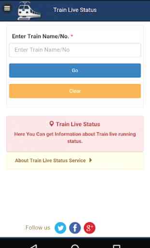 Indian Rail Train Info - Live Train Status, PNR 2