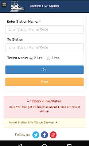 Indian Rail Train Info - Live Train Status, PNR 3