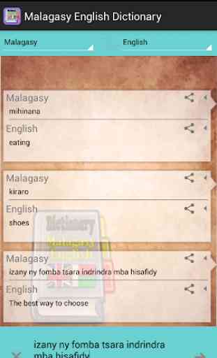 Malagasy English Dictionary 3