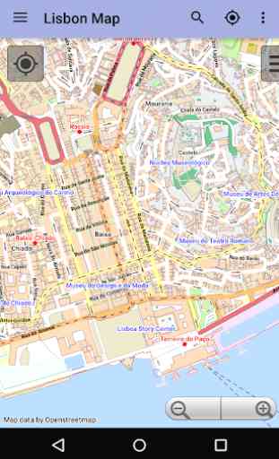 Mappa di Lisbona Offline 2