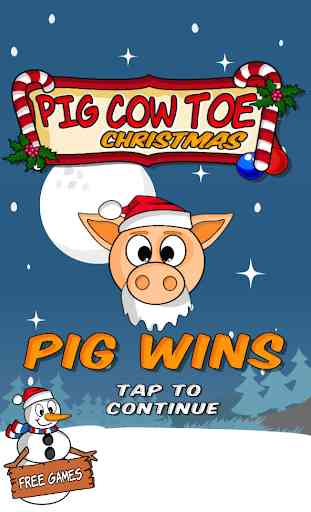 Pig Cow Toe Christmas  1