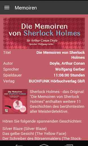 Memoiren von Sherlock Holmes 3
