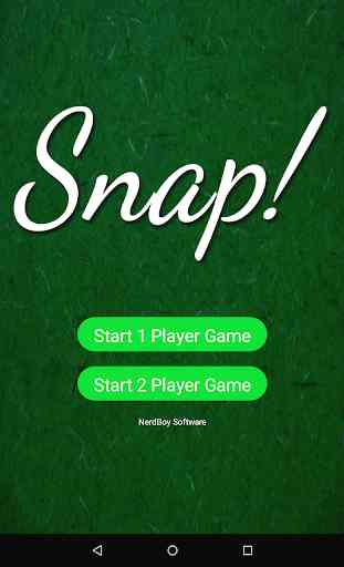 Snap ! Card Game 3