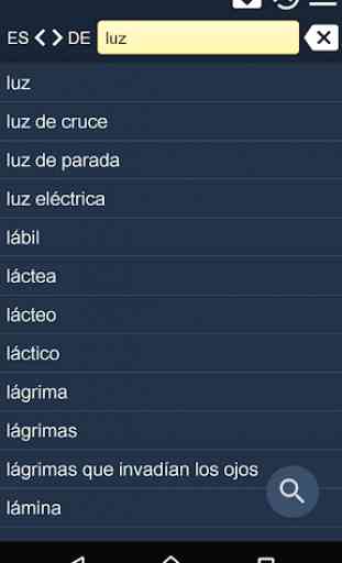 Spanish German Dictionary Free 1