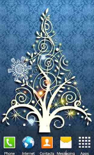 3D Christmas Tree Wallpaper 4
