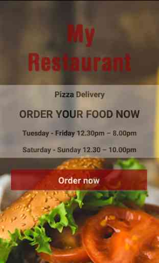 Food delivery APP Android Demo 1