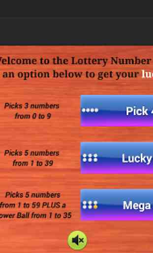 Lottery Number Picker Lite 2