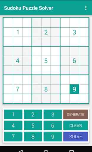 Sudoku Puzzle Solver 1