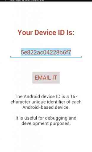 Trova ID dispositivo Android 1