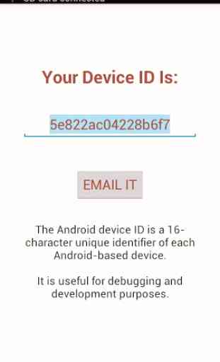 Trova ID dispositivo Android 2