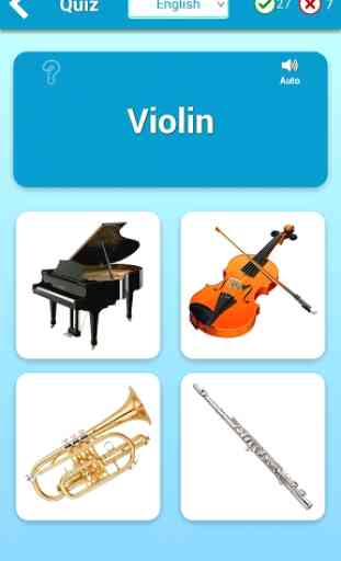 Musical Instruments Sounds Cards 4
