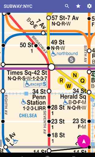 SUBWAY:NYC [No Ads] New York's Premier Subway App 2