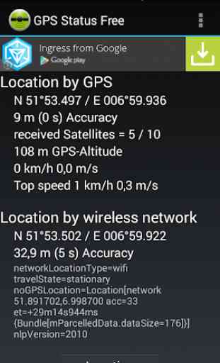 GPS Status Widget Free 1