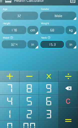 Health Calculator 1