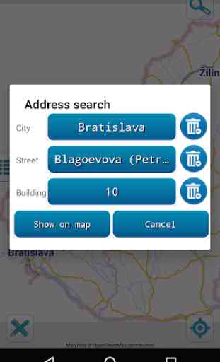 Map of Slovakia offline 3