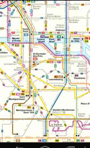Paris Bus Mappa 2019 2