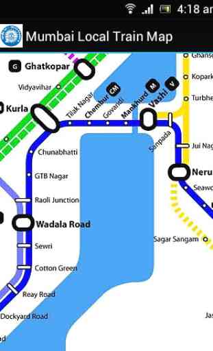 Mumbai Local Train Map 3
