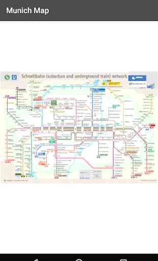 Munich Subway Map 1
