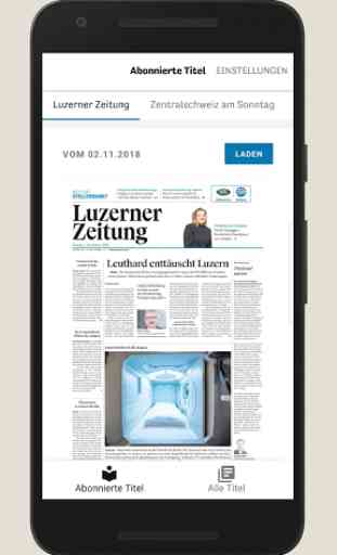 Luzerner Zeitung E-Paper 1