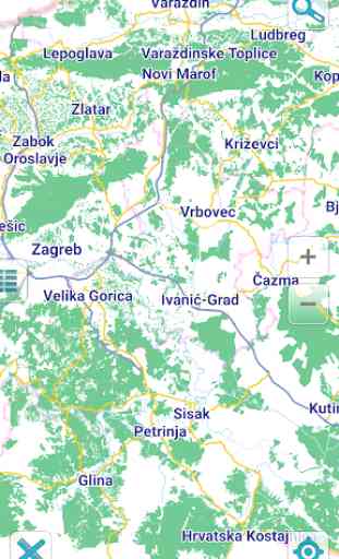 Map of Croatia offline 1