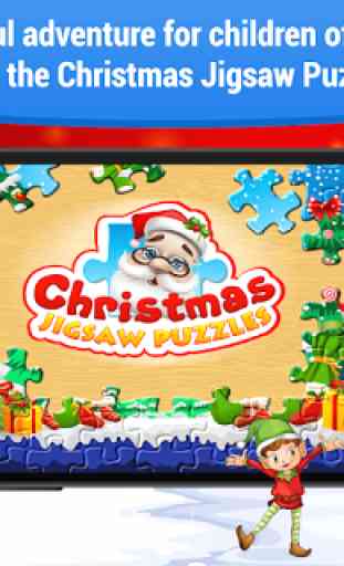 Natale gioco puzzle: bambini 1